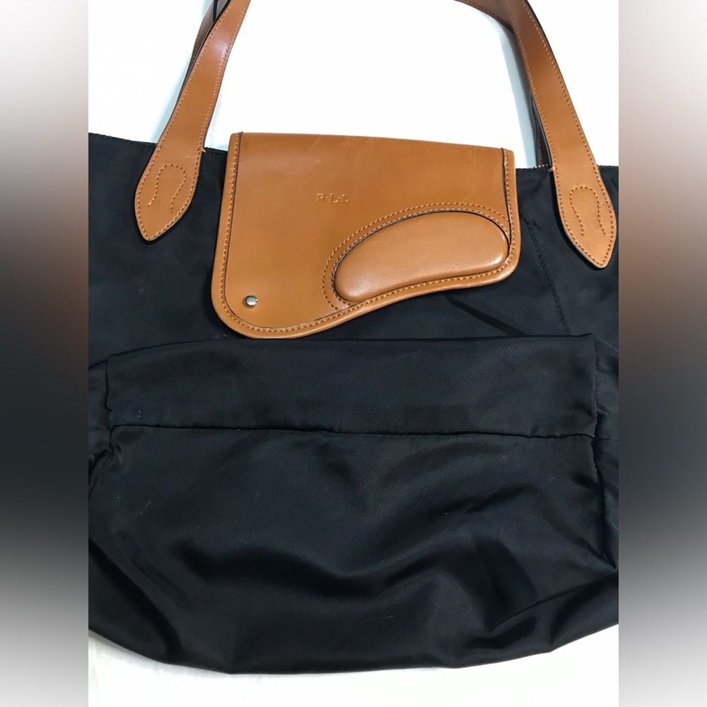 Ralph Lauren nylon tote bag 16”x16” vintage - Picture 4 of 9